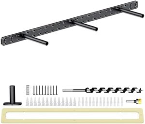 1 kpl kelluva hyllytarvikkeet raskaat piilotetut hyllykiinnikkeet, seinäkiinnitettävät näkymättömät kelluvat hyllykiinnikkeet jigillä (34″ x 6″ x 1.5″)  |  Hyllypidikkeet ja tuet Hyllypidikkeet ja tuet Hyllypidikkeet ja tuet