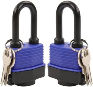 ® 2 kpl Raskaasti Varustettu 44 mm 1.75″ Ulkokäyttöinen Padlock Avaimella, Vedenpitävä Suojus, Teräslukko Samalla Avaimella, Säänkestävä Yli-Pitkä Koukku, Ruosteenkestävä, Messinkisylinteri Veneelle, Kalastukseen, Merikäyttöön, Aidan Suojaamiseen  |  Lukot ja kiinnikkeet Lukot ja kiinnikkeet Lukot ja kiinnikkeet