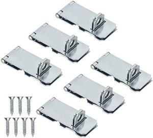 Home Master Hardware 6 Pack Ovi Padlock Lukot Hasp Latch, 3-1/2 Tuuman Turvalukko Klipsilukko Hasp Lukkokoukku, Extra Paksu Ovi Porttilukko Hasp Mukana Ruuvit  |  Lukot ja kiinnikkeet Lukot ja kiinnikkeet Lukot ja kiinnikkeet