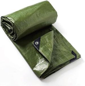 Tarp Green 9X12 Jalkaa Monikäyttöinen Vedenpitävä Poly Tarp Peite 5Mil  |  Peitteet ja kiinnitysnarut Peitteet ja kiinnitysnarut Peitteet ja kiinnitysnarut