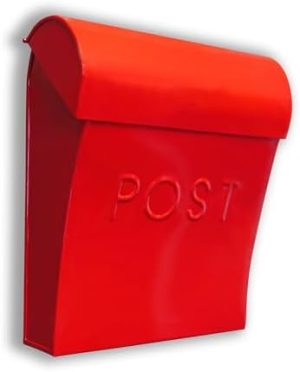 Vicki Punaiset Postilaatikot Ulkoseinälle, Säänkestävä Metallinen Postilaatikko, Metalliset Postilaatikot Ulkoseinälle, Ulkoiset Postilaatikot, Punainen Postilaatikko, 11X4.5X12.5 Tuumaa, Mb-7302  |  Postilaatikot ja tarvikkeet Postilaatikot ja tarvikkeet Postilaatikot ja tarvikkeet